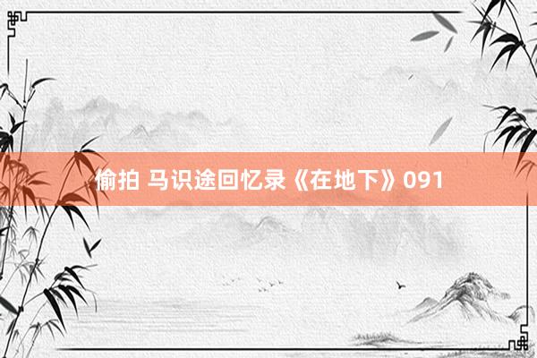 偷拍 马识途回忆录《在地下》091