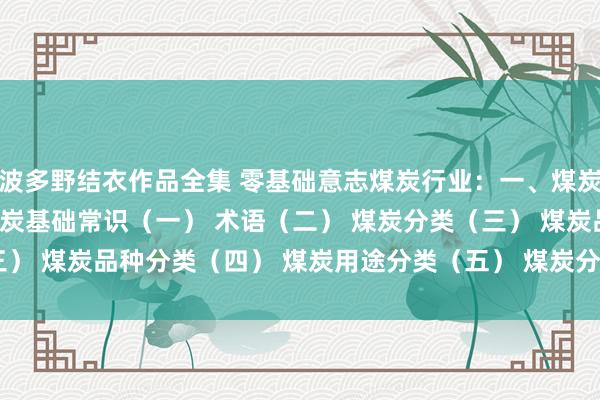波多野结衣作品全集 零基础意志煤炭行业：一、煤炭基础常识 目 录一、 煤炭基础常识（一） 术语（二） 煤炭分类（三） 煤炭品种分类（四） 煤炭用途分类（五） 煤炭分类与用途关系（...
